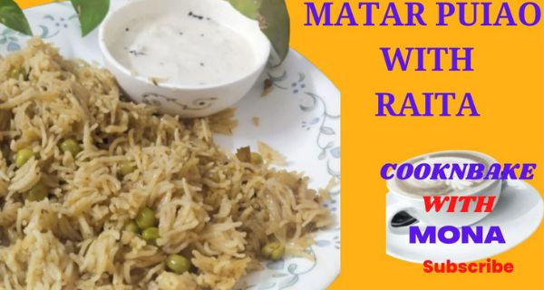 Best Matar pulao with raita